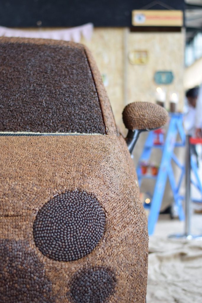 Fiat 500 – Coffee Beans Installation